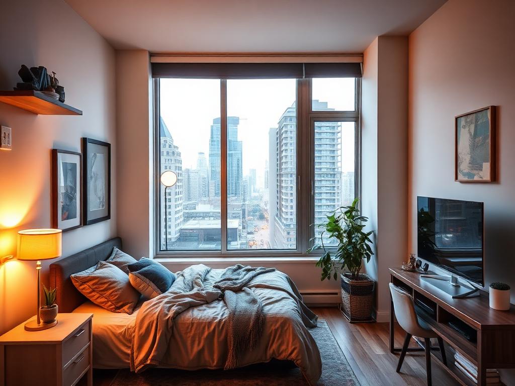 Studio urbano com vista cidade — Bonfim, Porto